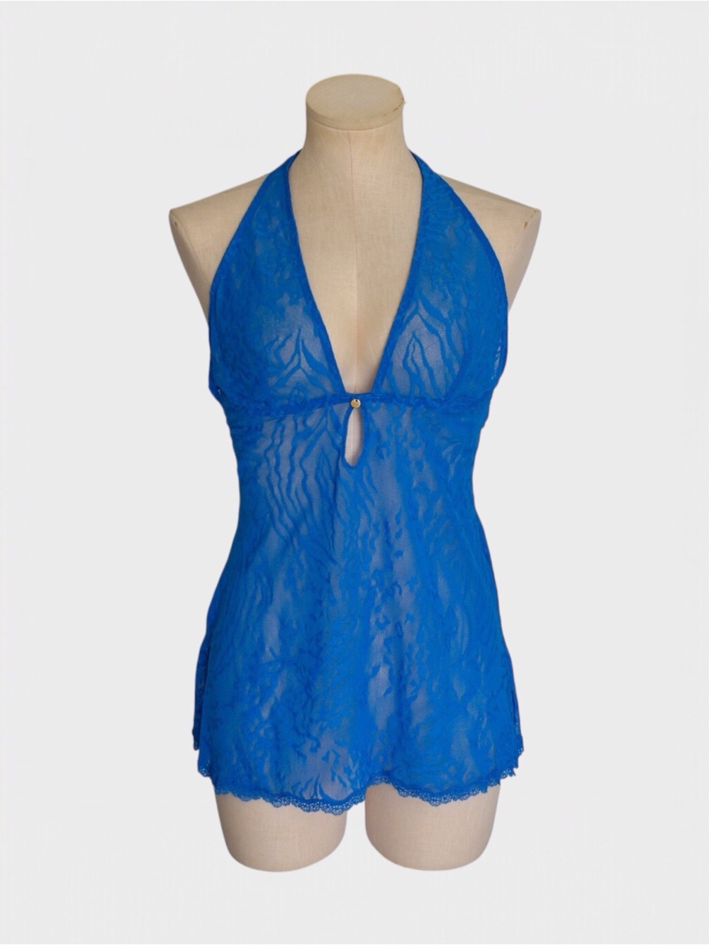 Victorias Secret Very Sexy Lace Halter Babydoll Chemise Lingerie